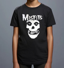 Misfits Punk Rock Band Youth's Black T-Shirt Multiple Designs 