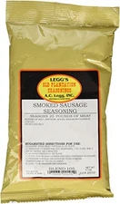 AC Legg Old Plantation Smoked Sausage Seasoning, 11 Ounces