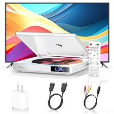 Mini DVD Player for TV Region-Free HDMI USB AV Output NTSC/PAL Remote