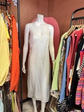 NEW W TAGS Vintage PRADA Abito White Slip Dress Size 42-from Vestaire