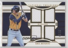 2024 Panini National Treasures Game Gear Swatches Quad 5/99 Eric Bitonti pe8