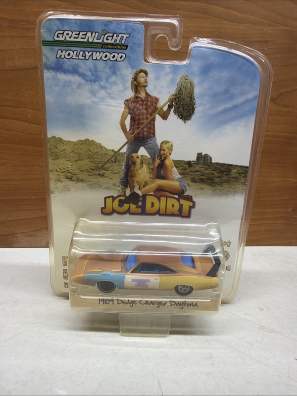 2012 Green Light 1:64 Die-cast Metal Chassis Joe Dirt 1969 Dodge Charger Dayton