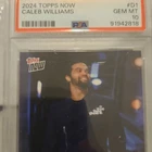 Topps 2024 Topps Now Caleb Williams D-1 /24667 RC PSA 10 Chicago Bears