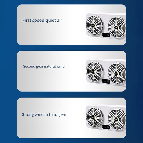 Vehicle Compatible USB Car Exhaust Fan with Adjustable Airflow Settings - Picture 10 of 12