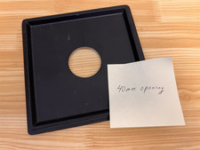 Genuine Calumet 50115 C1 8x10 Metal 151mm 6" Square Lens Board - 40mm Opening