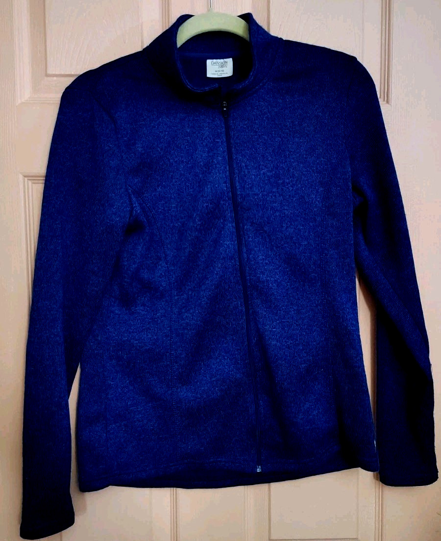 Danskin Now Blue Medium 💯% Polyester Spring/Fall… - image 1