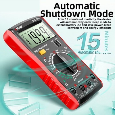 Feldmessung Digital Multimeter 32 Messbereiche ABS/Silikon Material