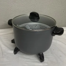 Presto Kitchen Kettle Multi-Cooker with Non-Stick ) Quart Electric Deep Fryer
