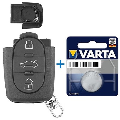 Auto Klapp Schlüssel Ersatz Gehäuse Batterie CR2032 für Audi A4 A2 8E 8H A6 C5
