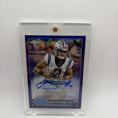 2024 Topps Chrome Composite - Bryce Young - Rookie Auto Purple /175 RC Panthers