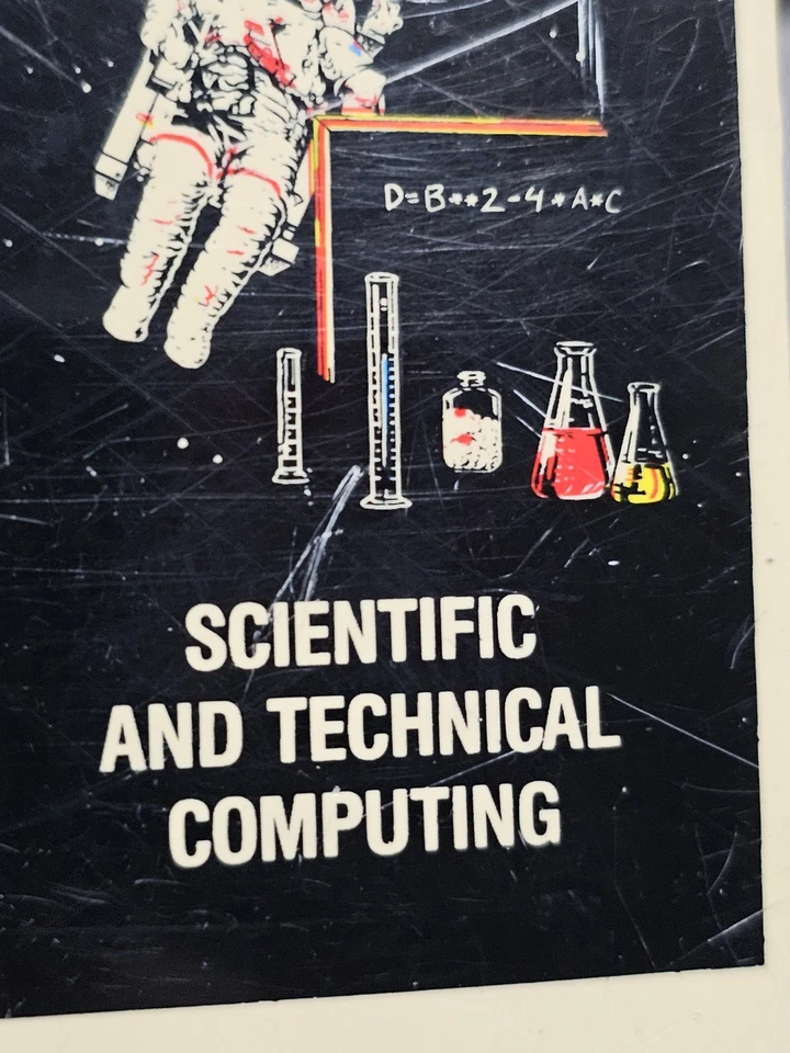 Vintage IBM Luggage Tag Badge Nasa Space Computing Rare technology  - Image 3 of 4