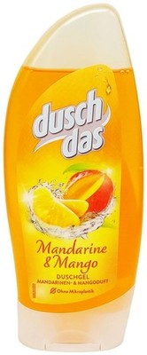 duschdas Mandarine & Mango Duschgel Meersalz ohne Mikroplastik pH-neutral 250ml