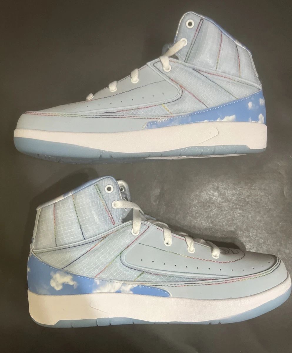 NIKE J BALVIN x JORDAN 2 RETRO SP (PS) Sz 3Y [DQ7693-419] BLUE