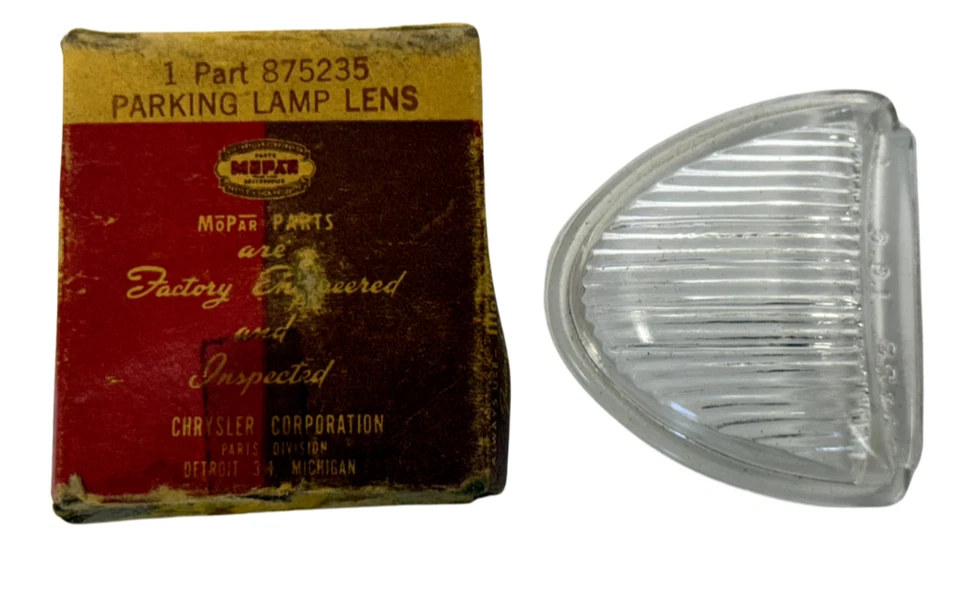 1940 Plymouth P9 Roadking P10 Deluxe парковки лампа прозрачный объектив 875235 новый из старых запасов. - Изображение 2 из 4