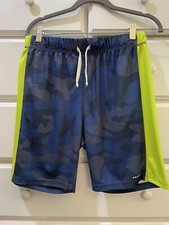 Mini Boden Boys 16 Camouflage Active Shorts Athletic Elastic Waist Euc