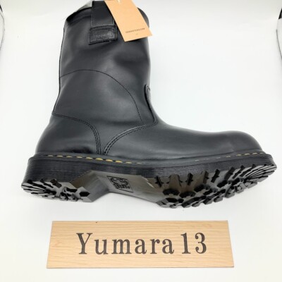 靴 Stussy Dr.Martens 2295 Decon Black DR MARTENS x STÜSSY​ 2295 Decon Leather Biker Boots Size 8M