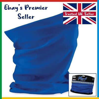 BRIGHT ROYAL Beechfield * 3 in 1 Face Cover Morf * Snood Schal * Atemmaske