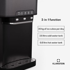 Eiswürfelmaschine 3in1 Eiswürfelbereiter Wa...
