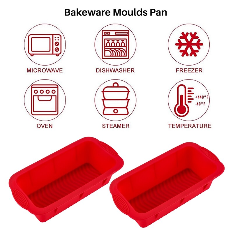 Silikon Brotdosen Set Von 2, Brot Dosen zum Backen, Antihaft Backen Blech, U4P9 eBay