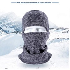 Balaclava Ski Hats Fleece Neck Warmer Cap Windproof Hood For Winter Cold Weather