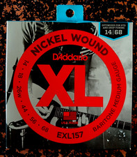 D'Addario EXL157 Baritone 14-68 Electric Guitar Strings