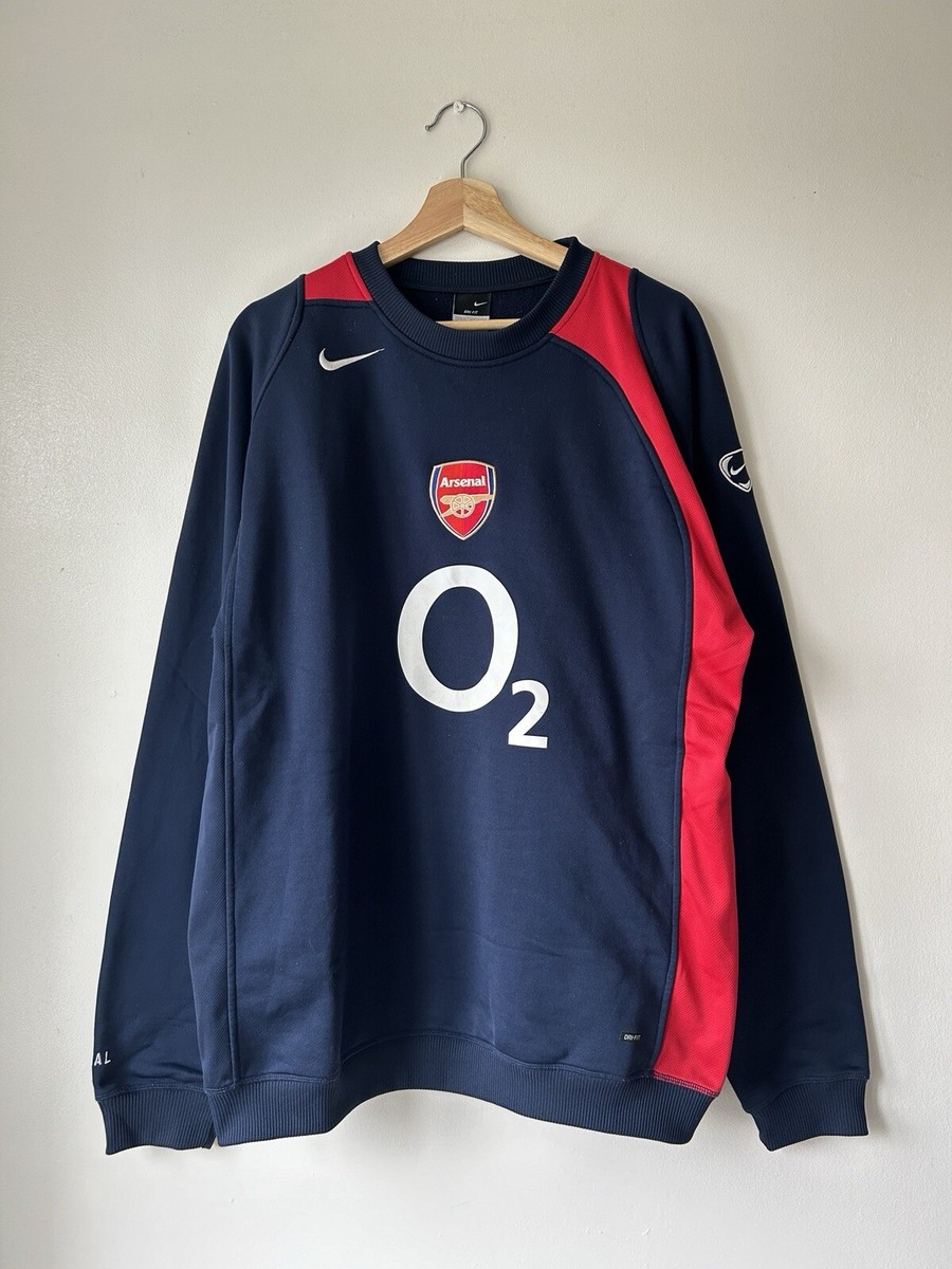 Vintage Arsenal 2004/05 T90 Nike Training Jumper Sweatshirt Size