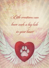 Little Creatures Tree-Free Greetings Pet Sympathy Card