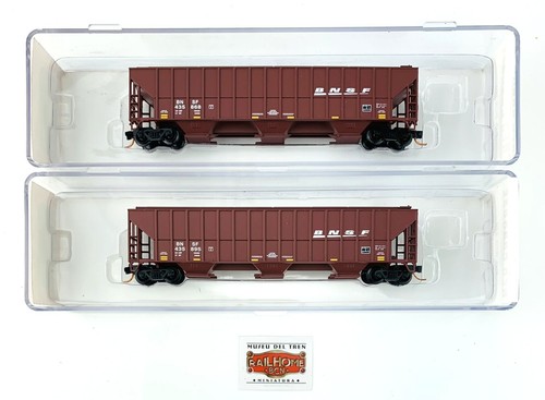 RED CABOOSE N RM-25214 - Bnsf " Neu Image " 4700 Covered Hopper X 2 | Zustand: Neu