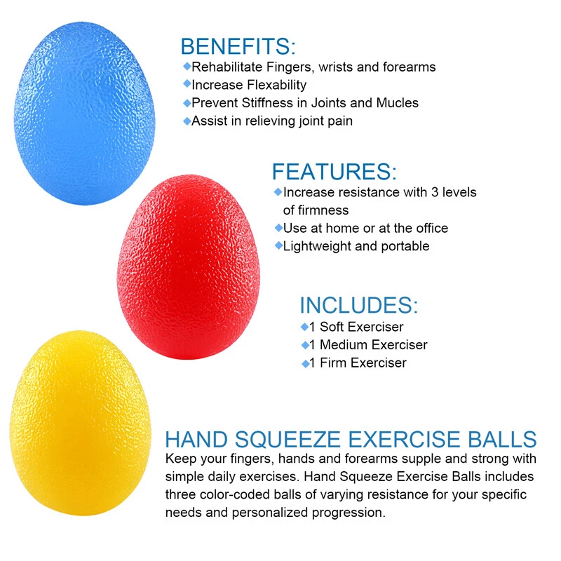Stress ball exercises sales