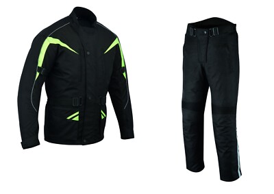 Warrior Pro Arc 10000 Herren Cordura Wasserdicht Motorradanzug mit CE Rüstungen
