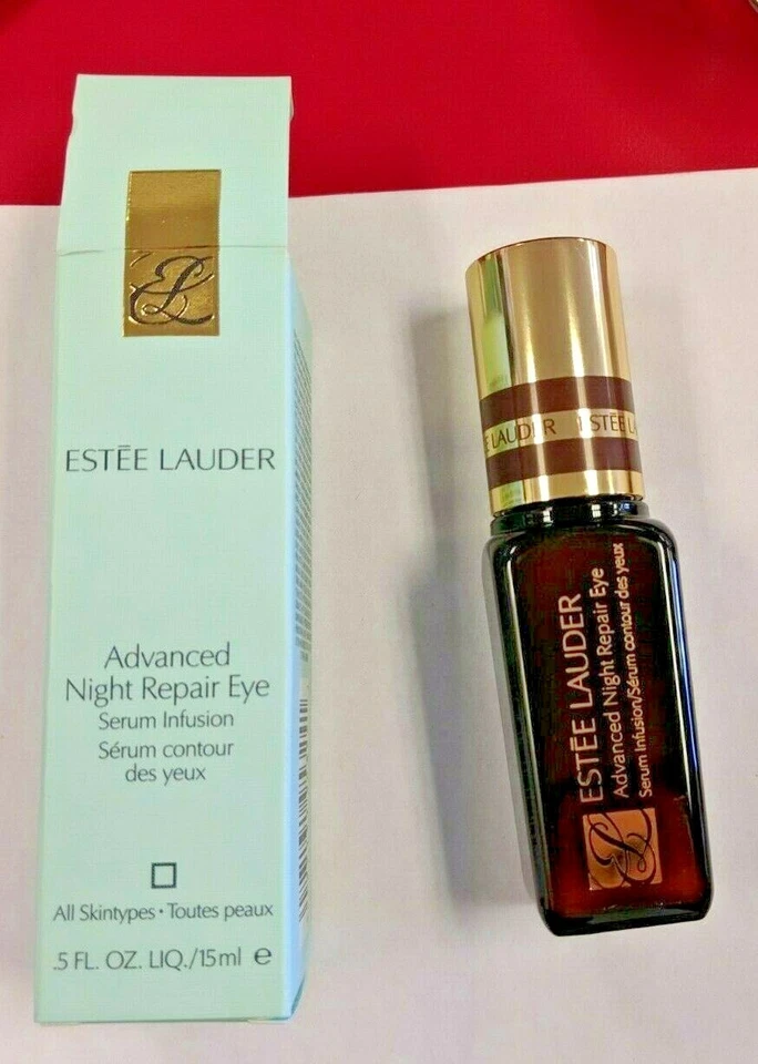 Infusión de suero de ojos reparador nocturno avanzado Estee Lauder NUEVO en caja 0,5 oz/15 ml #1 Foto 2 de 2