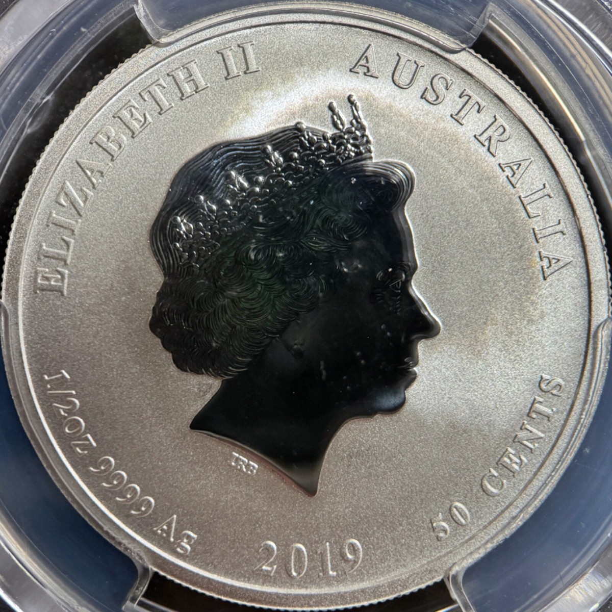 2019年 オーストラリア 亥年 50セント 銀貨 TOPPOP 2019年