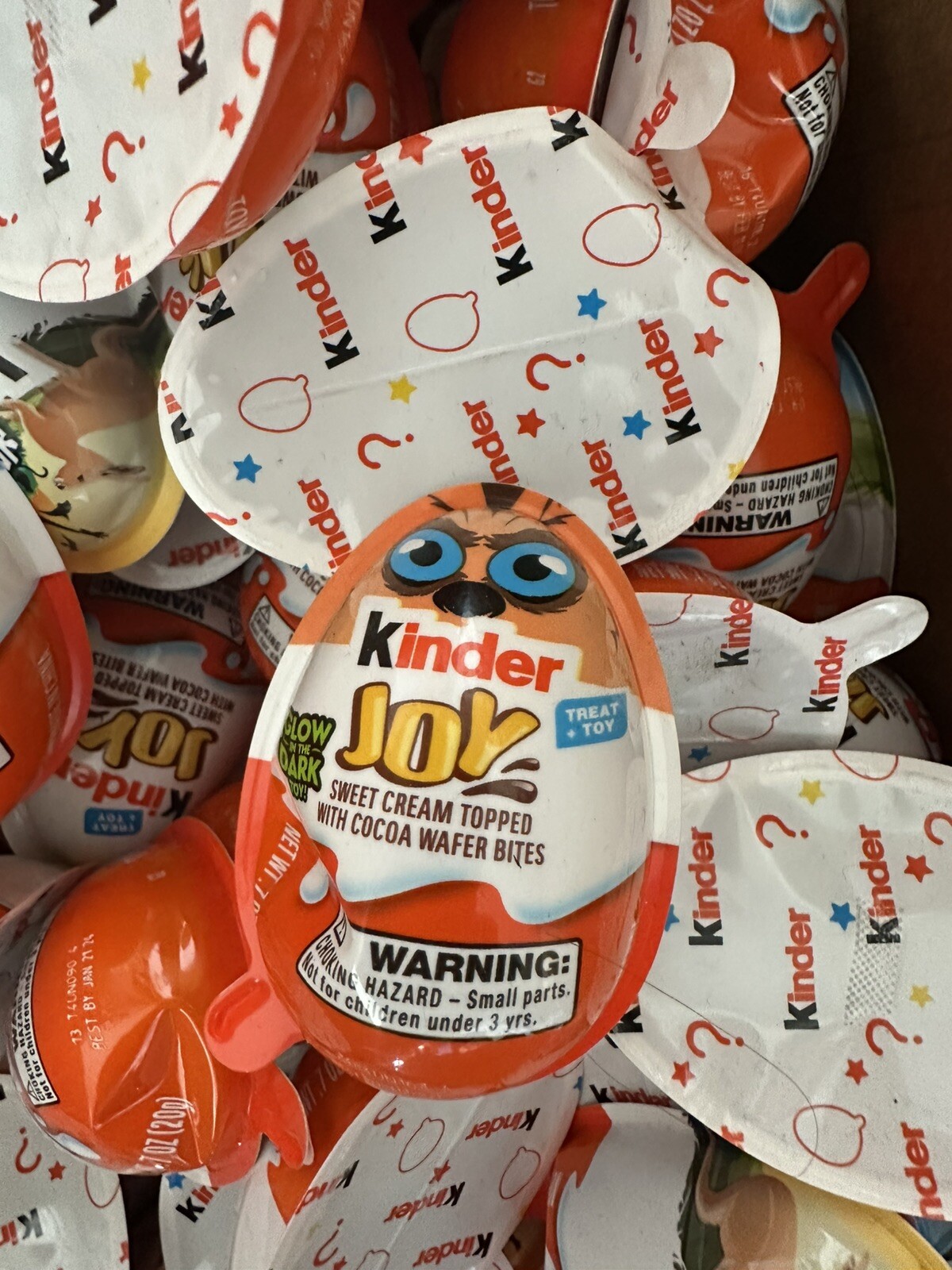 Enorme Kinder Joy Egg Sorpresa Lote 350 Surtido Mixto TV Película Otros