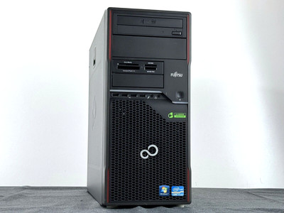 Fujitsu Windows XP Gamer 4GB RAM 120GB SSD 250GB HDD Intel i7 2600 Radeon Grafik