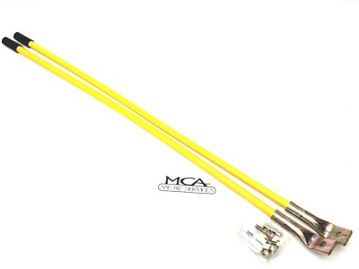 MEYER SNOW PLOW GUIDE MARKERS YELLOW 26'' BENT ENDS 09916