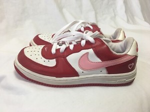 RARE 2004 Nike Air Force 1 Valentines Day White/red/pink Girls 2.5Y Women's  4.5 | eBay