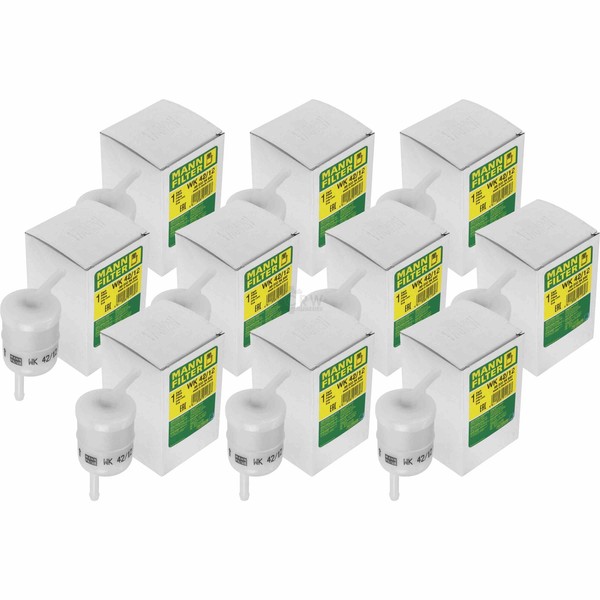10X MANN-FILTER Kraftstofffilter Fuel Filter WK 42/12-image