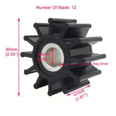 SHERWOOD 10615K WATER PUMP IMPELLER - MERCRUISER CMD QSD 2.0L EI/ES 115 - 170HP