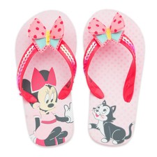 NWT Disney Store Minnie Mouse Flip Flops Sandals Shoes Girls many sizes