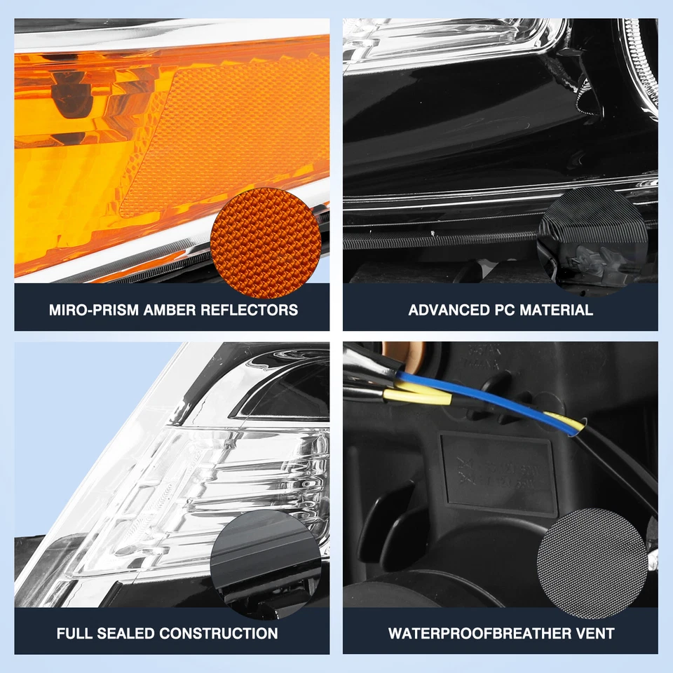 Faro halógeno del lado del conductor estilo OE Fit Ford Explorer 2011-2015 Foto 4 de 4