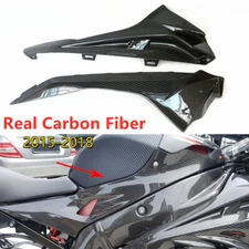 For S1000RR 2015-2018 Real Carbon Fiber Fuel Tank Side Panel Cover Fairing Guard