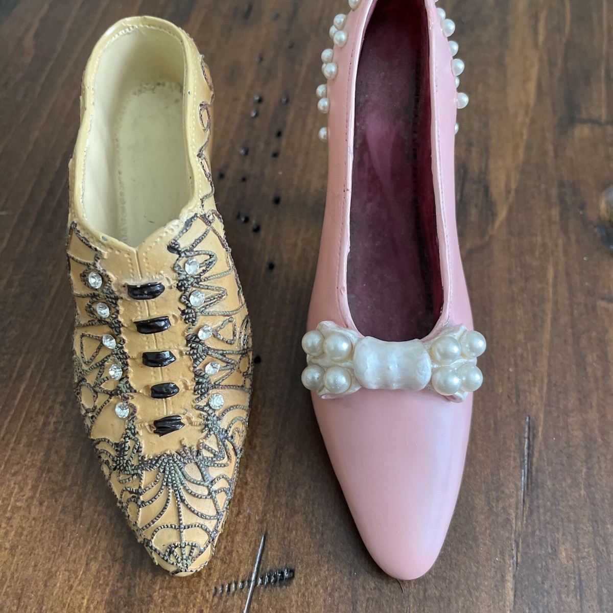 Miniature Heel Collection Lot Of 2 Just The Right Shoe My Treasure