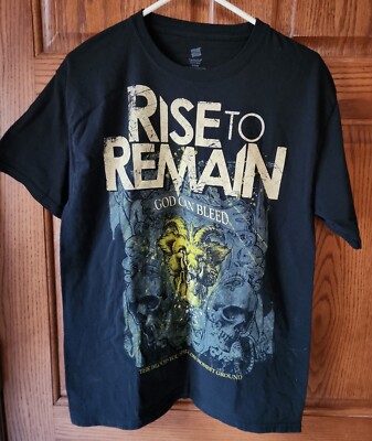 RISE TO REMAIN T-SHIRT SZ M ''God Can Bleed'' The Blood You Spill on Honest Ground