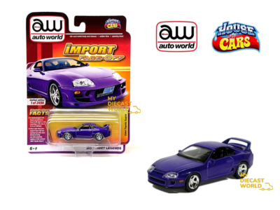 Auto World 1:64 1994 Toyota Supra Import Face-Off Purple – HOC