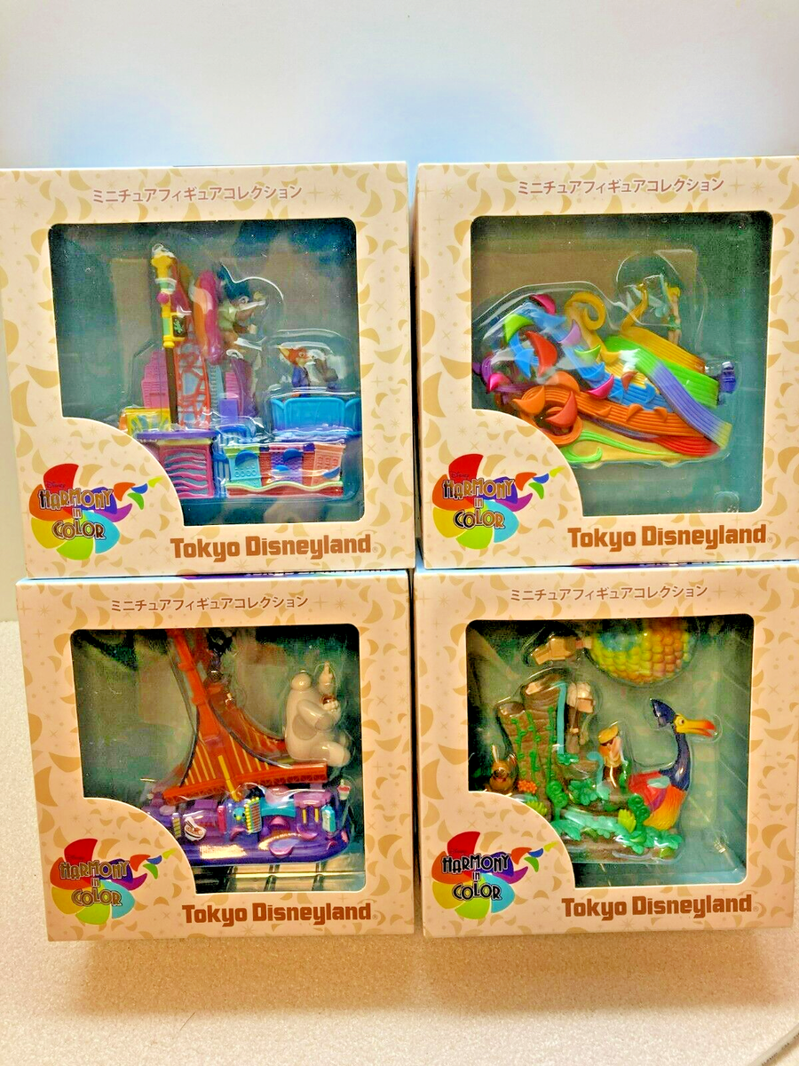 Last One！Japan Tokyo Disney Parade Figure complete Set of 4 TDL