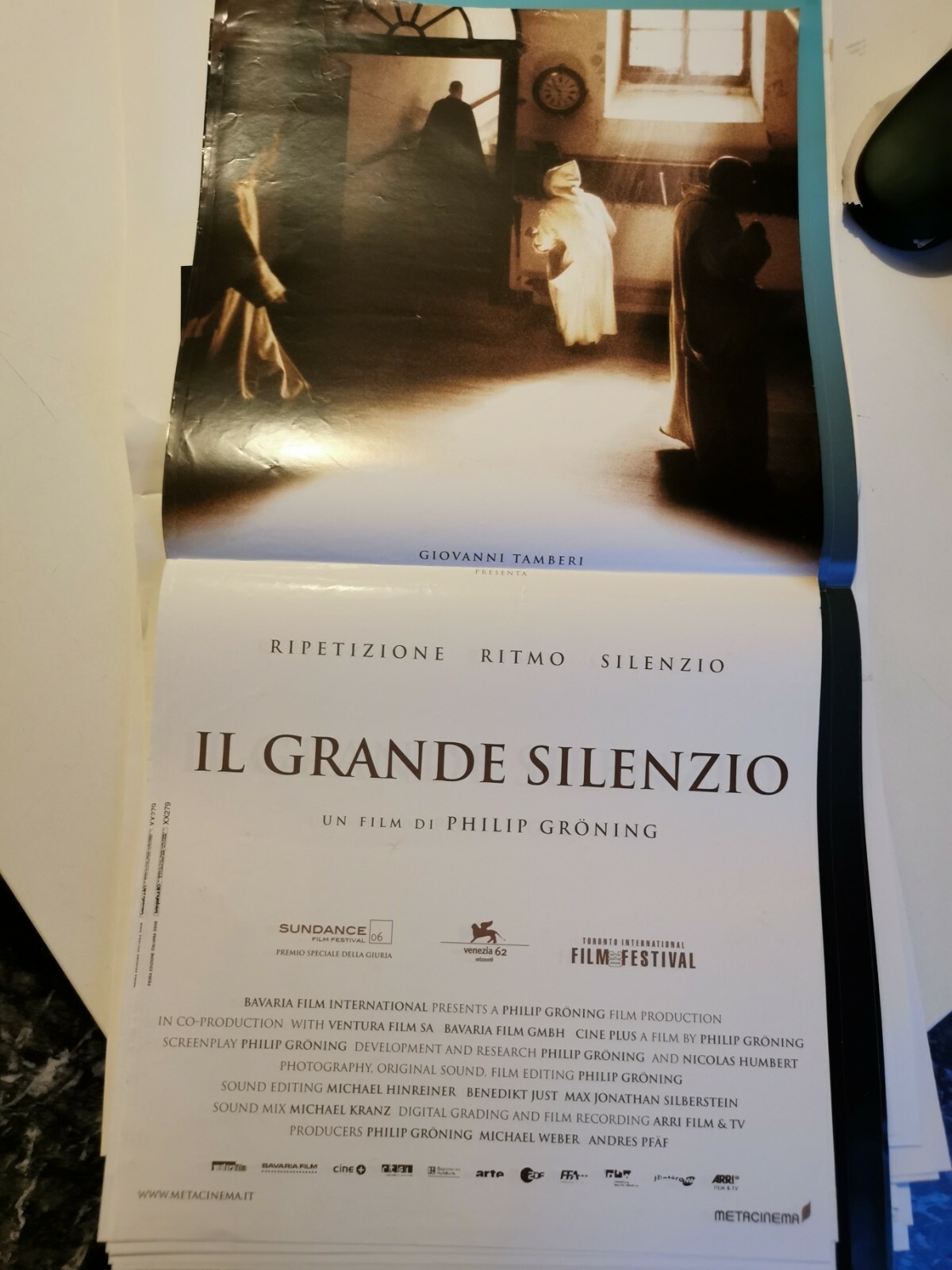 Locandina originale film Il grande silenzio (2005) - Regia di Philip Gröning