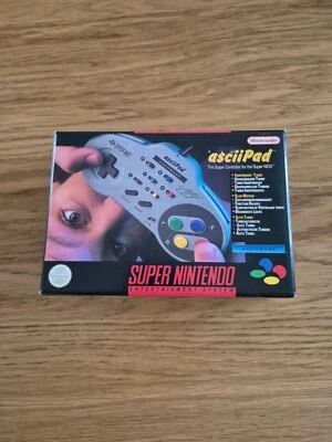 AsciiPad Super nintendo Snes en boite pal Fr / euro - Super NES - Asciiware - Photo 1/4