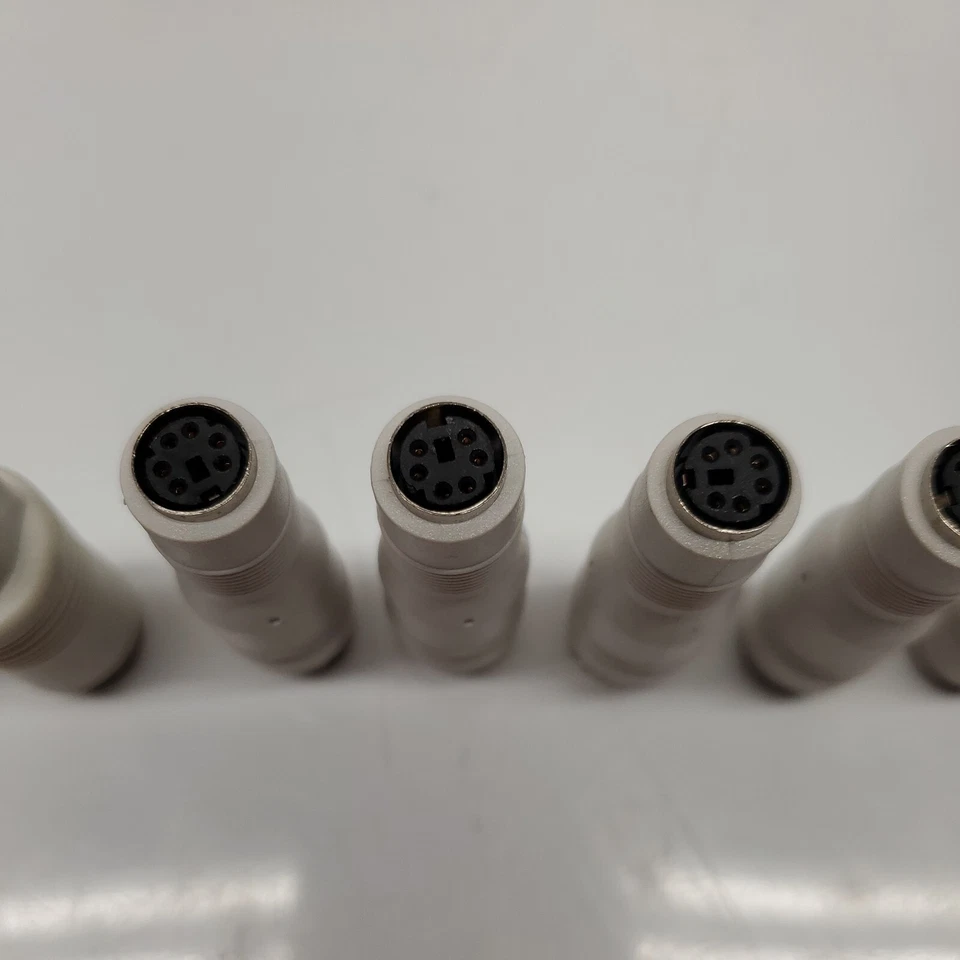 PTC 7pcs Keyboard Adapter PS2 6pin Female to AT 5pin DIN Male Adaptor Cable/Cord - Image 3 of 4