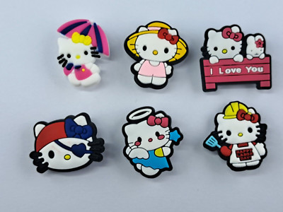 Hello Kitty Shoe Charms/Schuhstecker/Pin für Crocs Dekoration Geschenk Set I