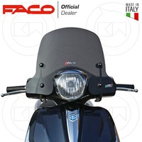 Faco 28640 Spoiler Windschutzscheibe Niedrig GetöNt Dkl Piaggio Liberty -Get 150